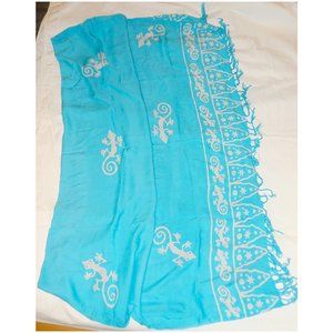 New Ibiza's typical blue sarong 62 x 45